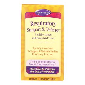 Nature's Secret Respiratory Cleanse And Defense - 60 Tablets