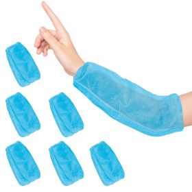 Blue Disposable Arm Sleeves
