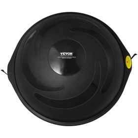 VEVOR Half Exercise Ball Trainer, 26 inch Balance Ball Trainer, 1500lbs Capacity Stability Ball, Yoga Ball with Resistance Bands & Foot Pump