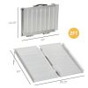 Portable Wheelchair Ramp, 2ft, Carpeted Folding Design for Scooter, Home, Stairs, Doorways Access